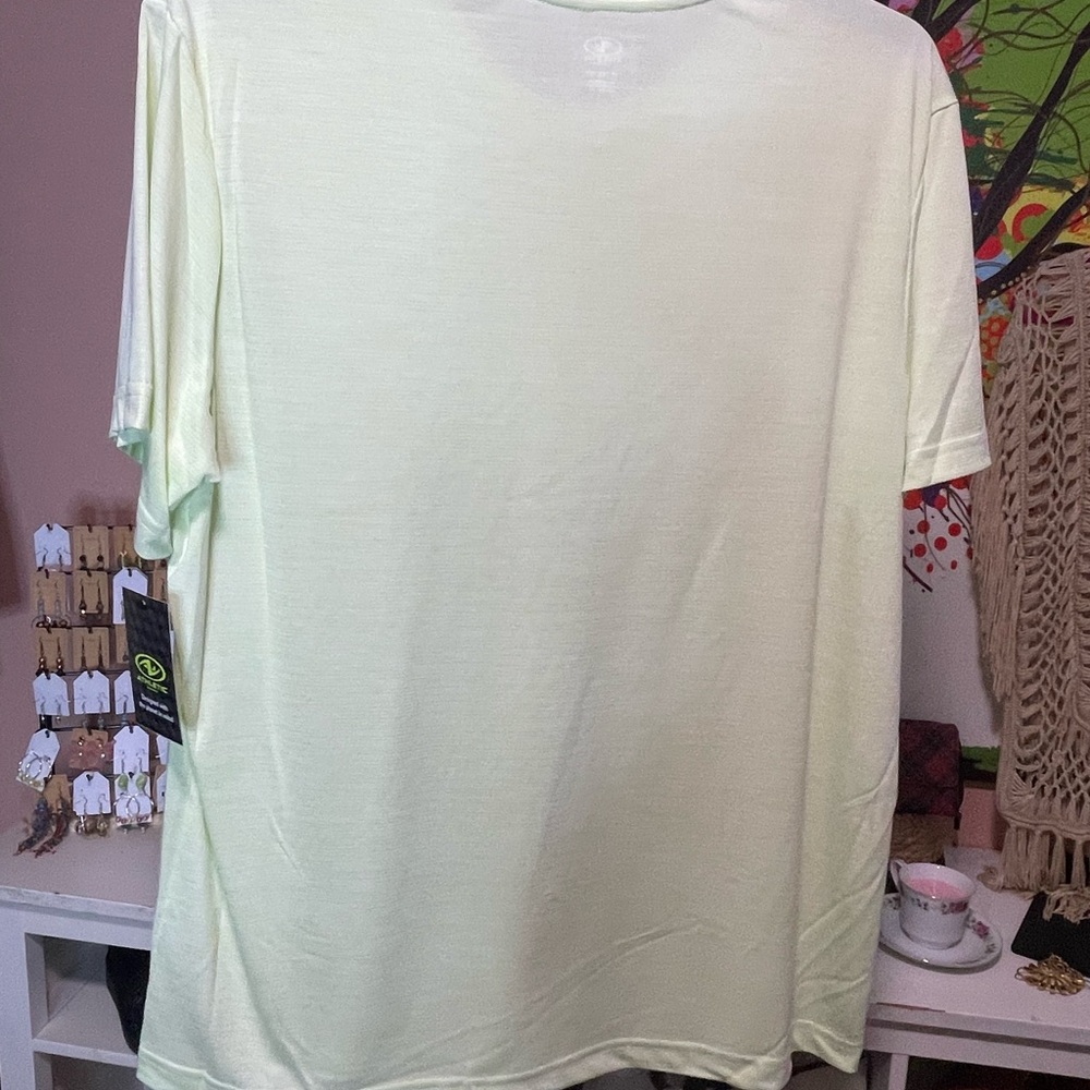 Men's Light Green T-Shirt. Moisture wicking. New with tags.